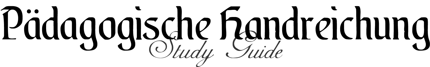 Pädagogische Handreichung